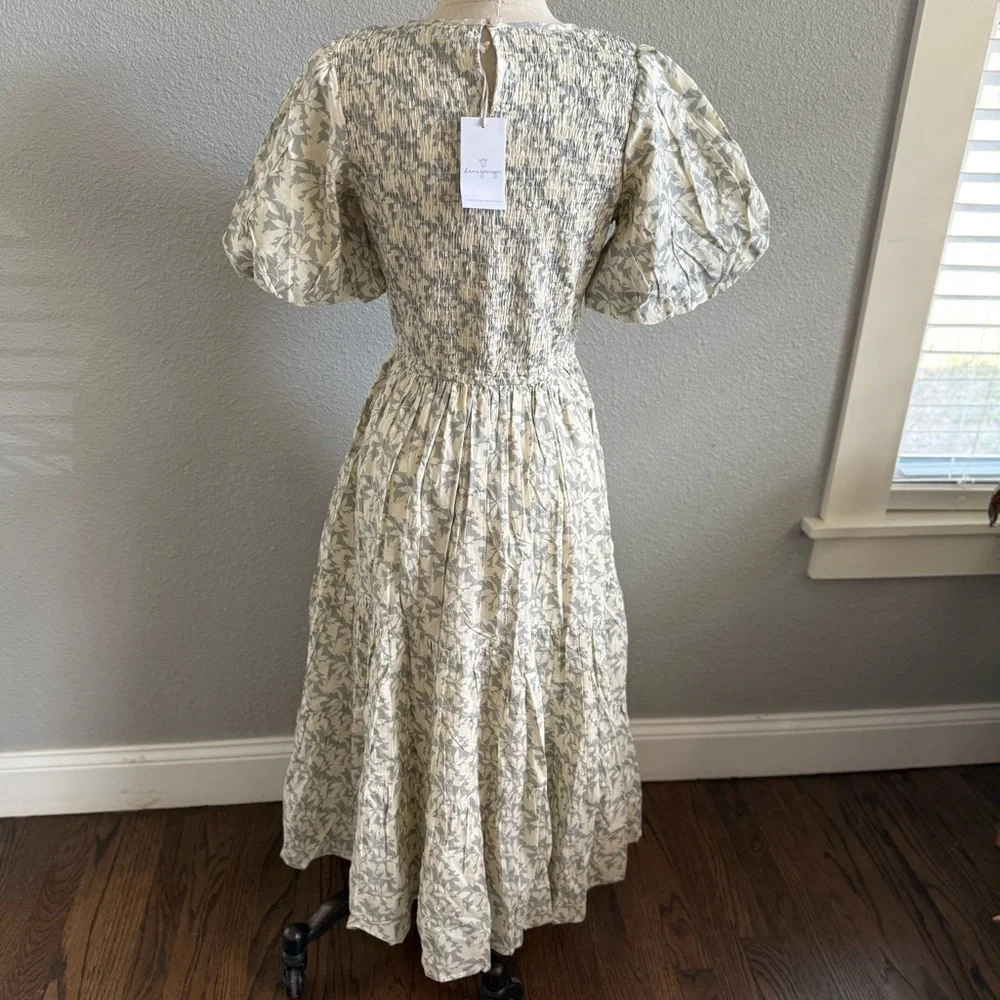 Dear Georgie Elizabeth Dress in Leaves Size Small NWT 100% Cotton - Picture 6 of 10